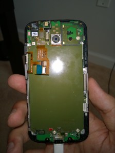 The Main board under the battery