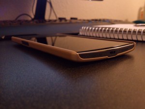 You can see how it is raised above the screen